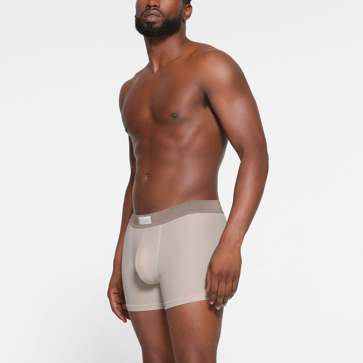 SKIMS COTTON MENS 3" BOXER BRIEF 3-PACK | STONE MULTI