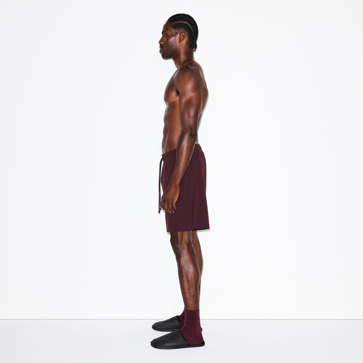 JERSEY LOUNGE MENS RELAXED SHORT | CURRANT