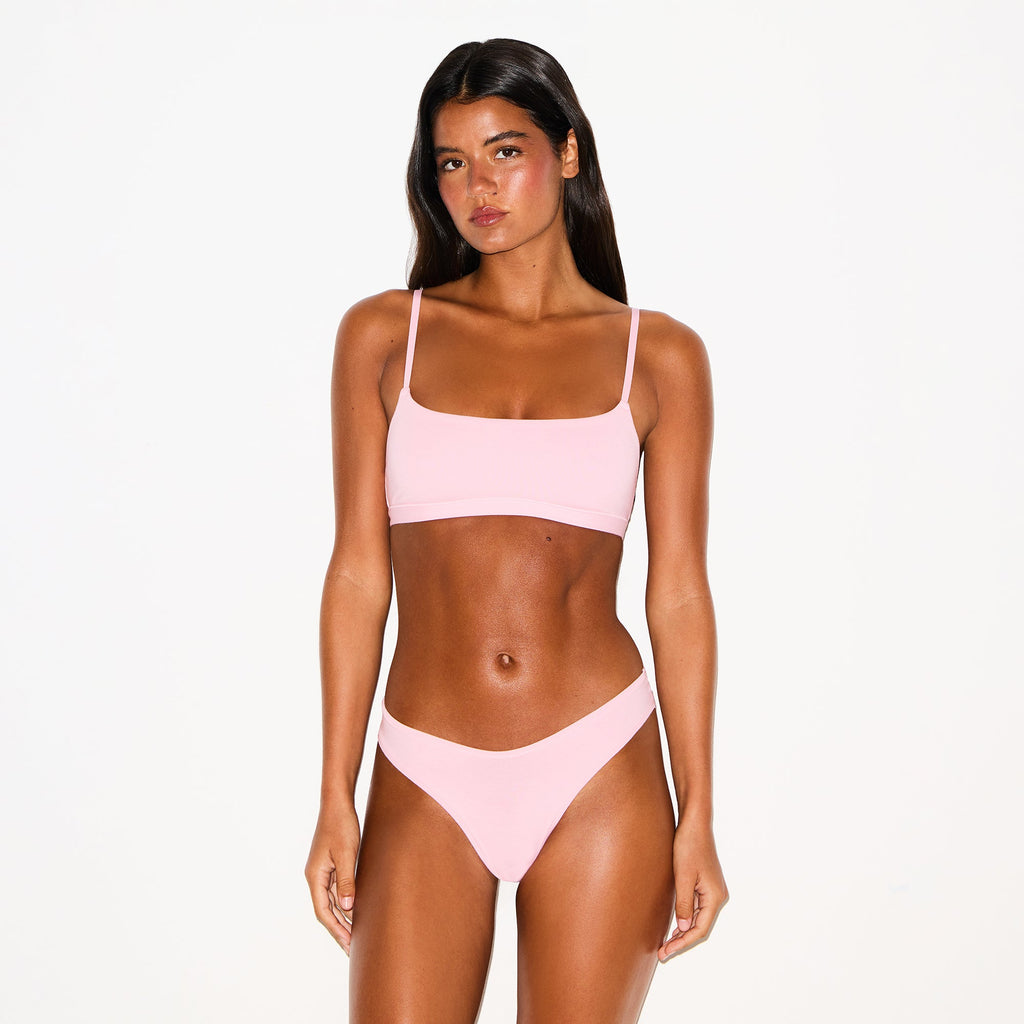 COTTON JERSEY DIPPED THONG | HALITE