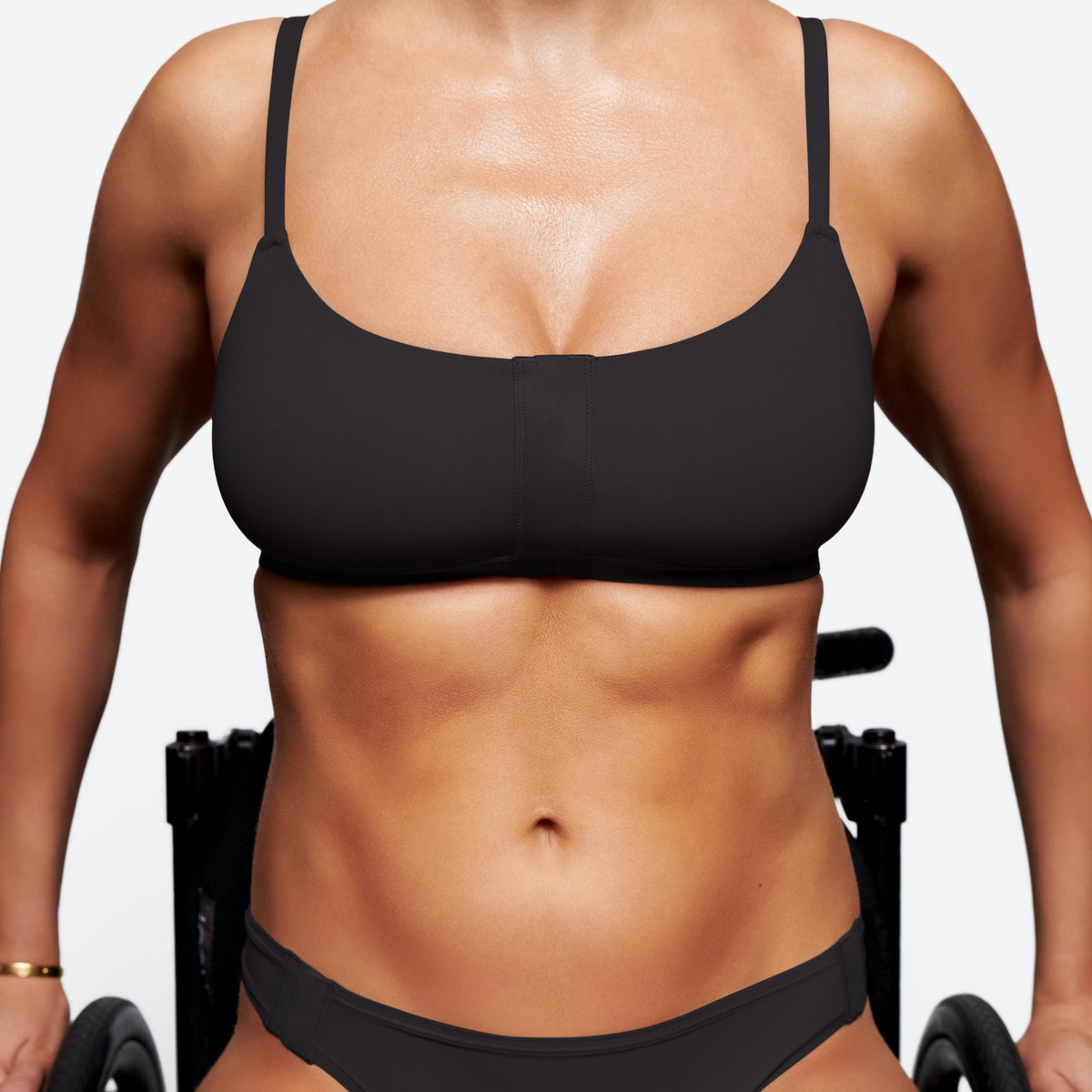 FITS EVERYBODY ADAPTIVE SCOOP BRALETTE | ONYX