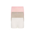COTTON SEAMLESS JUNIORS BOY SHORT 3-PACK | BALLET STONE MULTI