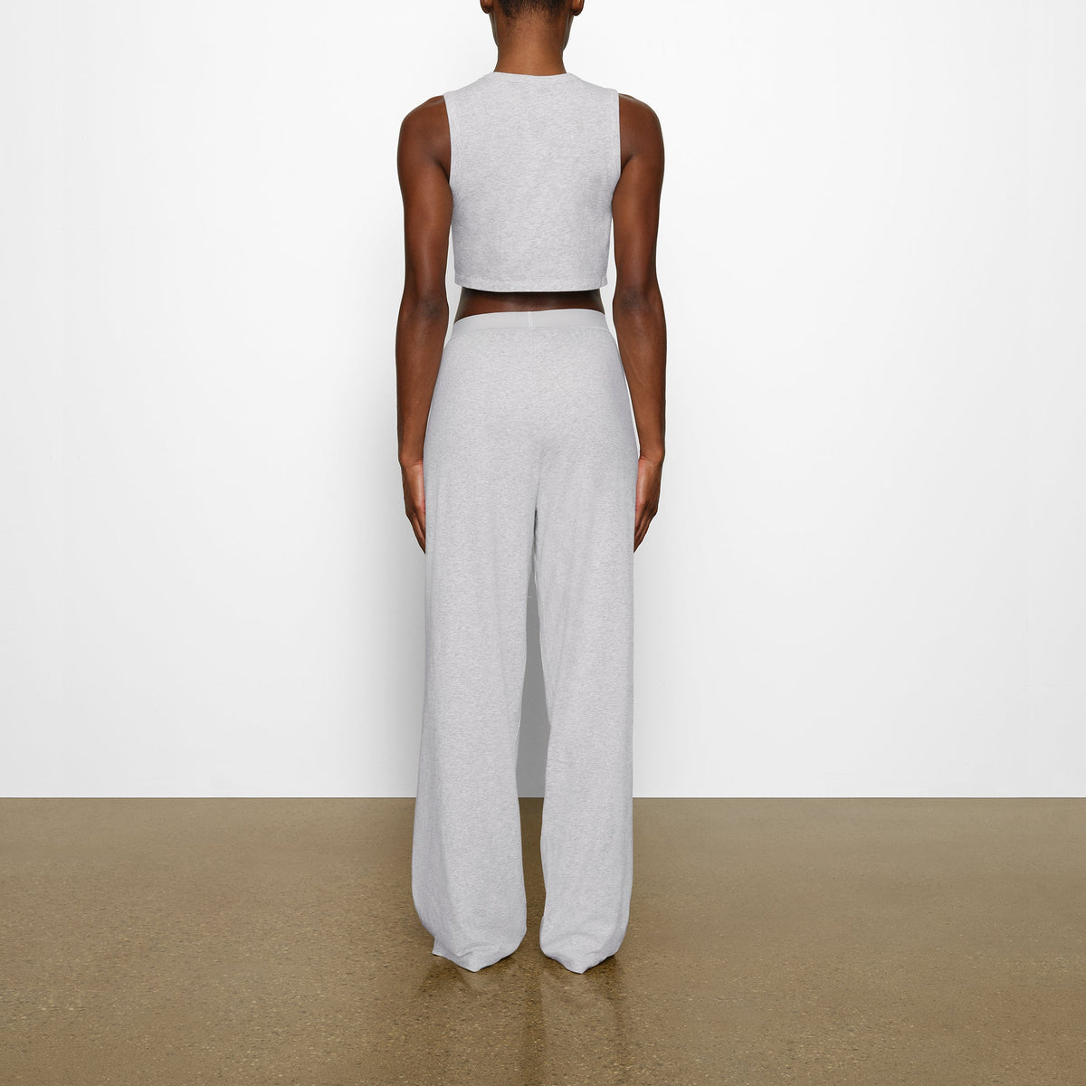 BOYFRIEND LOOSE PANT | LIGHT HEATHER GREY