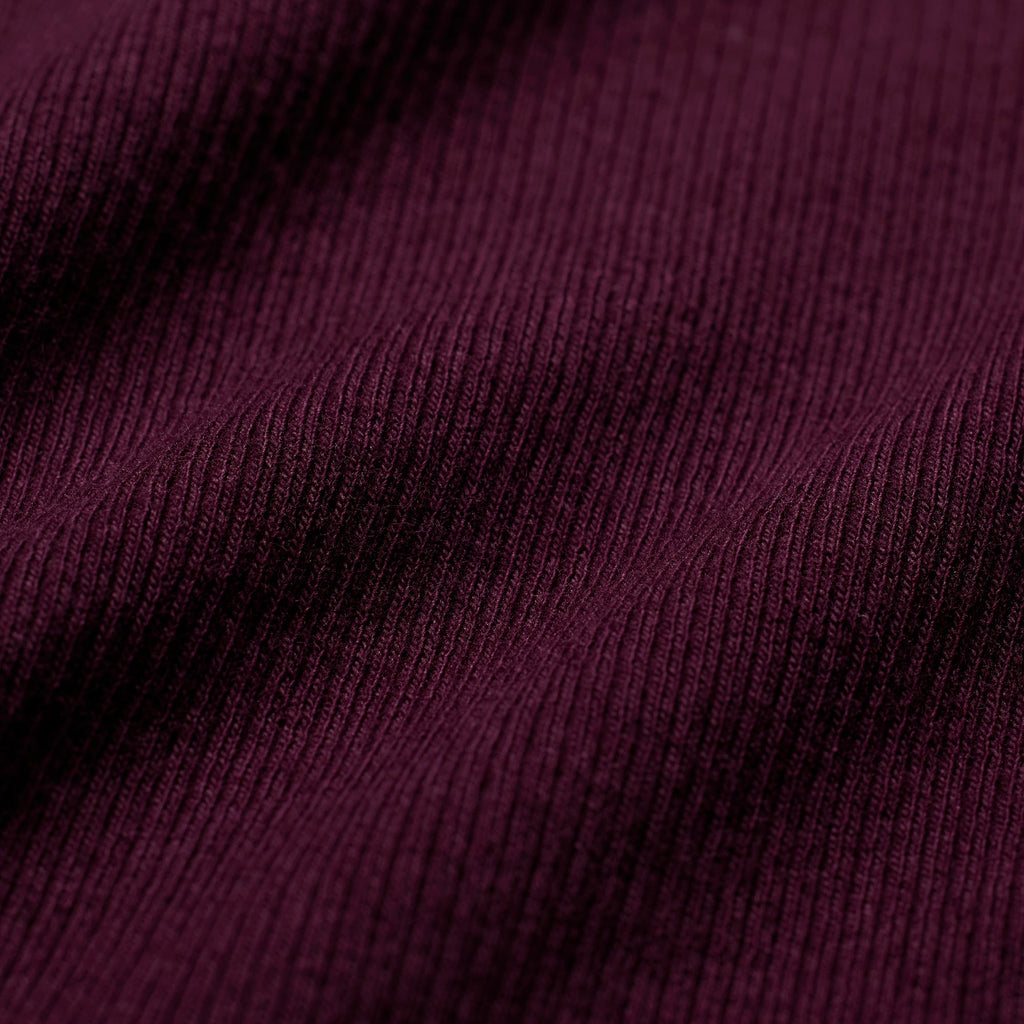 COTTON RIB BOXER | CURRANT