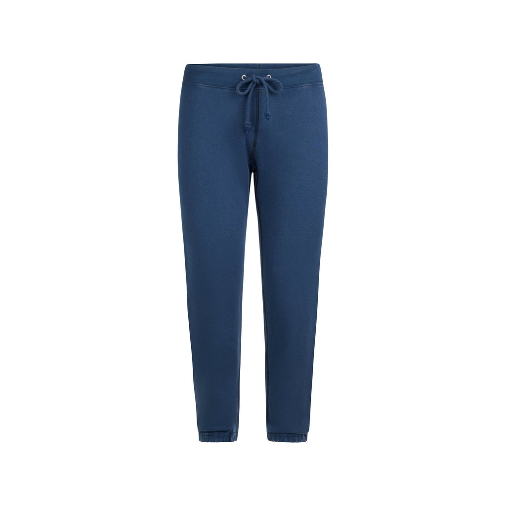 LIGHTWEIGHT FLEECE SHRUNKEN JOGGER | WASHED NAVY