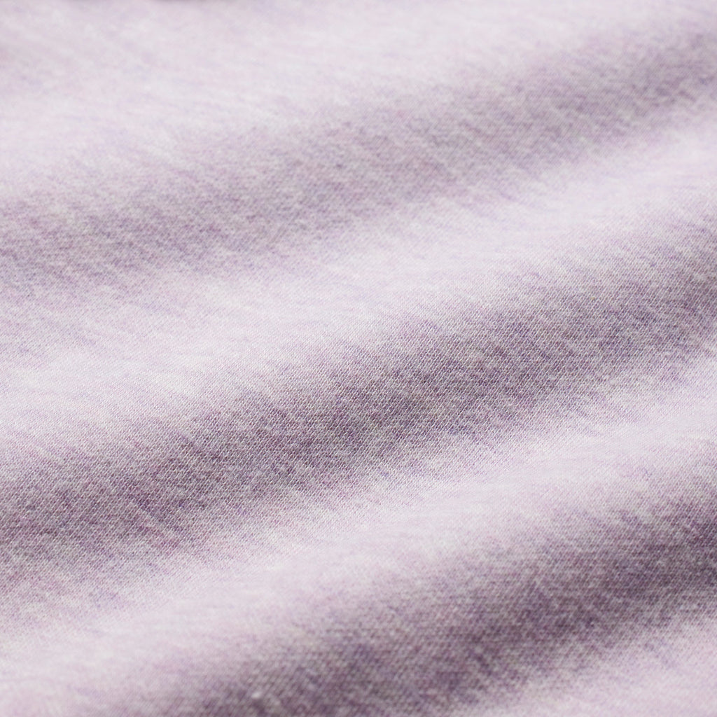 COTTON FLEECE LOW RISE SLIM PANT | PURPLE HEATHER