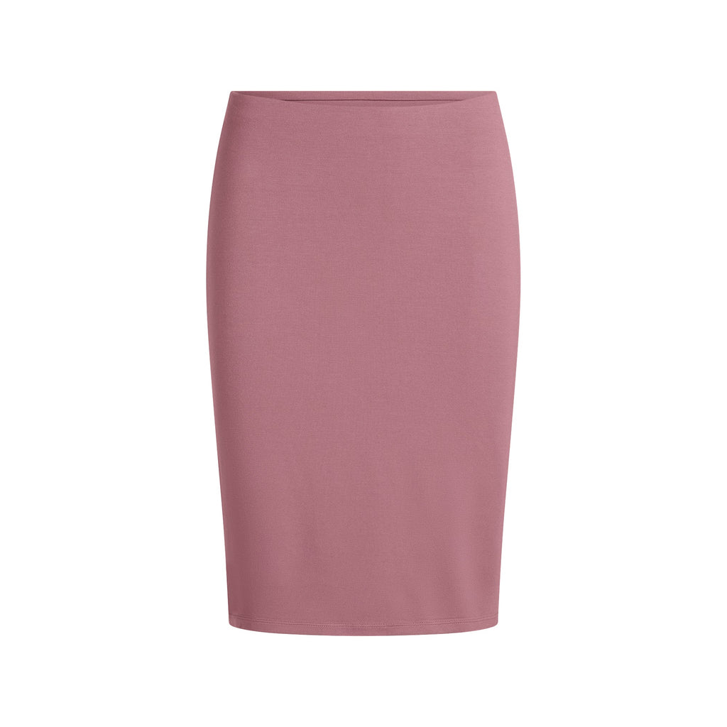 SMOOTH LAYERS MIDI SKIRT | REDWOOD