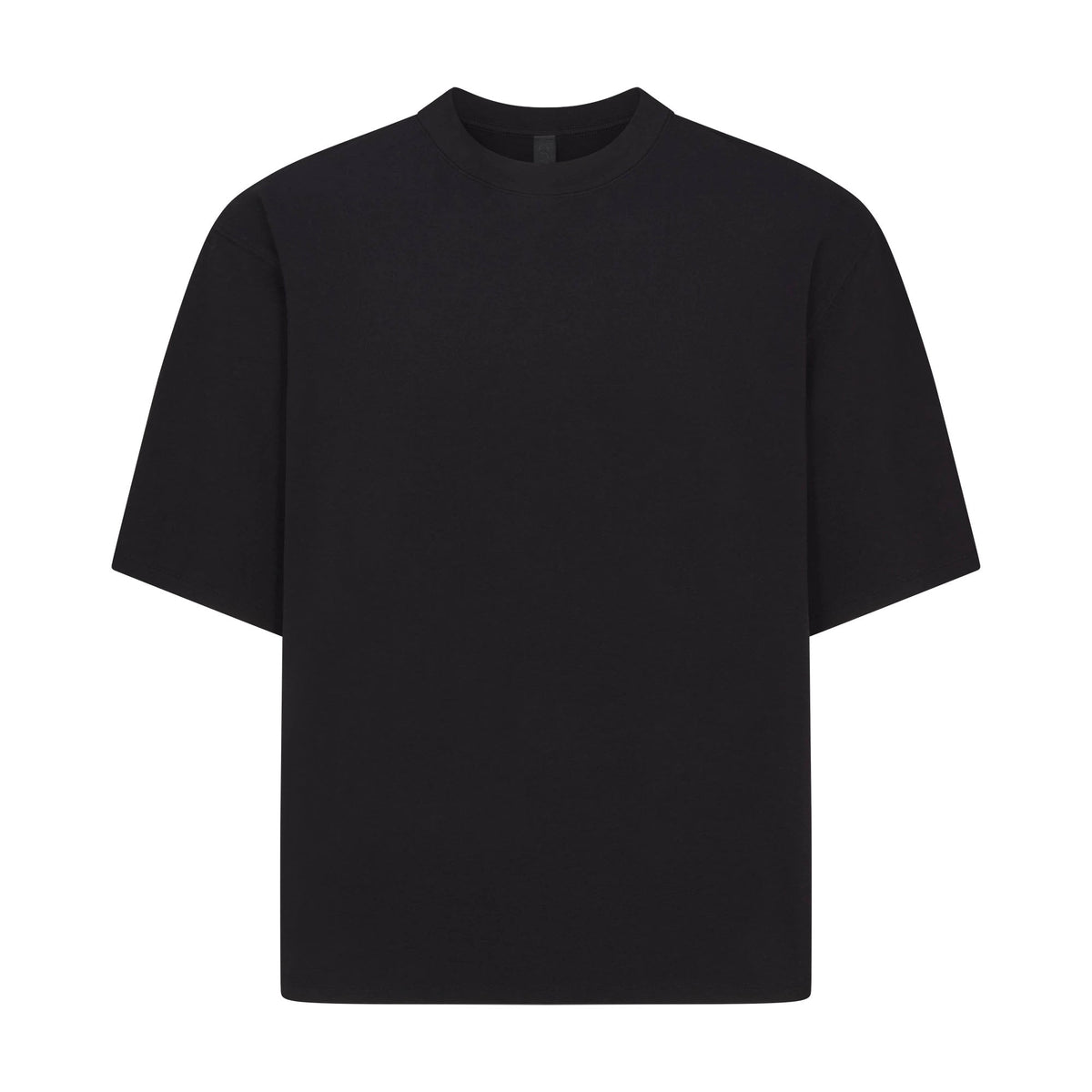 JERSEY LOUNGE MENS BOXY MOCK NECK | OBSIDIAN