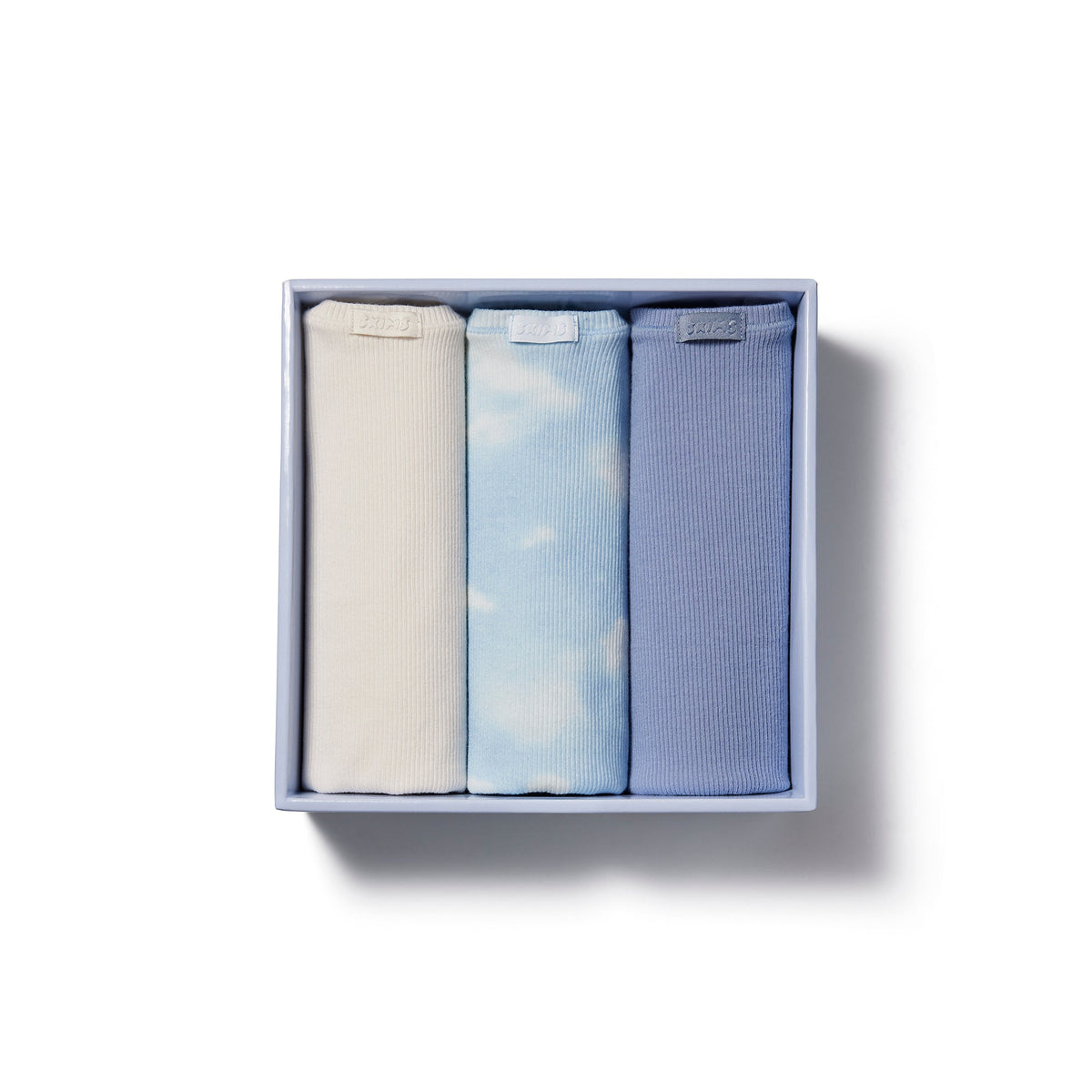 COTTON RIB TANK 3-PACK | BLUE QUARTZ CLOUD MULTI