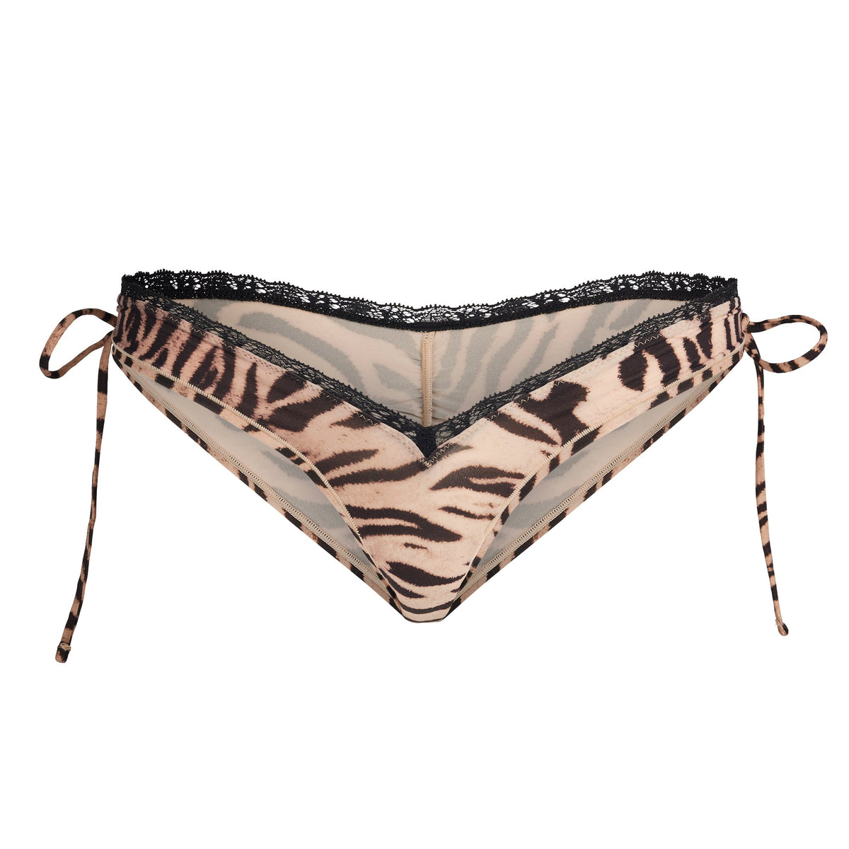 FITS EVERYBODY LACE MICRO TANGA | SAND TIGER PRINT