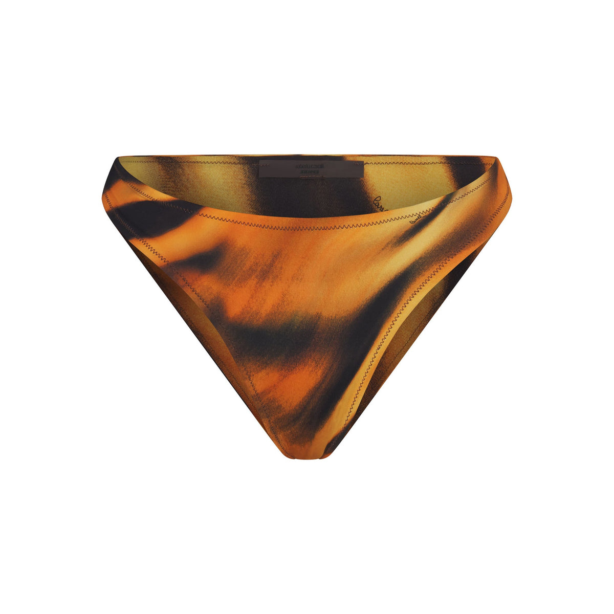 ROBERTO CAVALLI X SKIMS DIPPED BIKINI BOTTOM | TIGER FACE PRINT