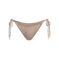 SIGNATURE SWIM DIPPED TIE BIKINI BOTTOM | DUNE CROCODILE PRINT