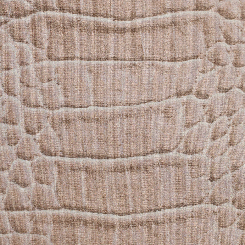 SIGNATURE SWIM HALTER SCOOP BIKINI TOP | DUNE CROCODILE PRINT