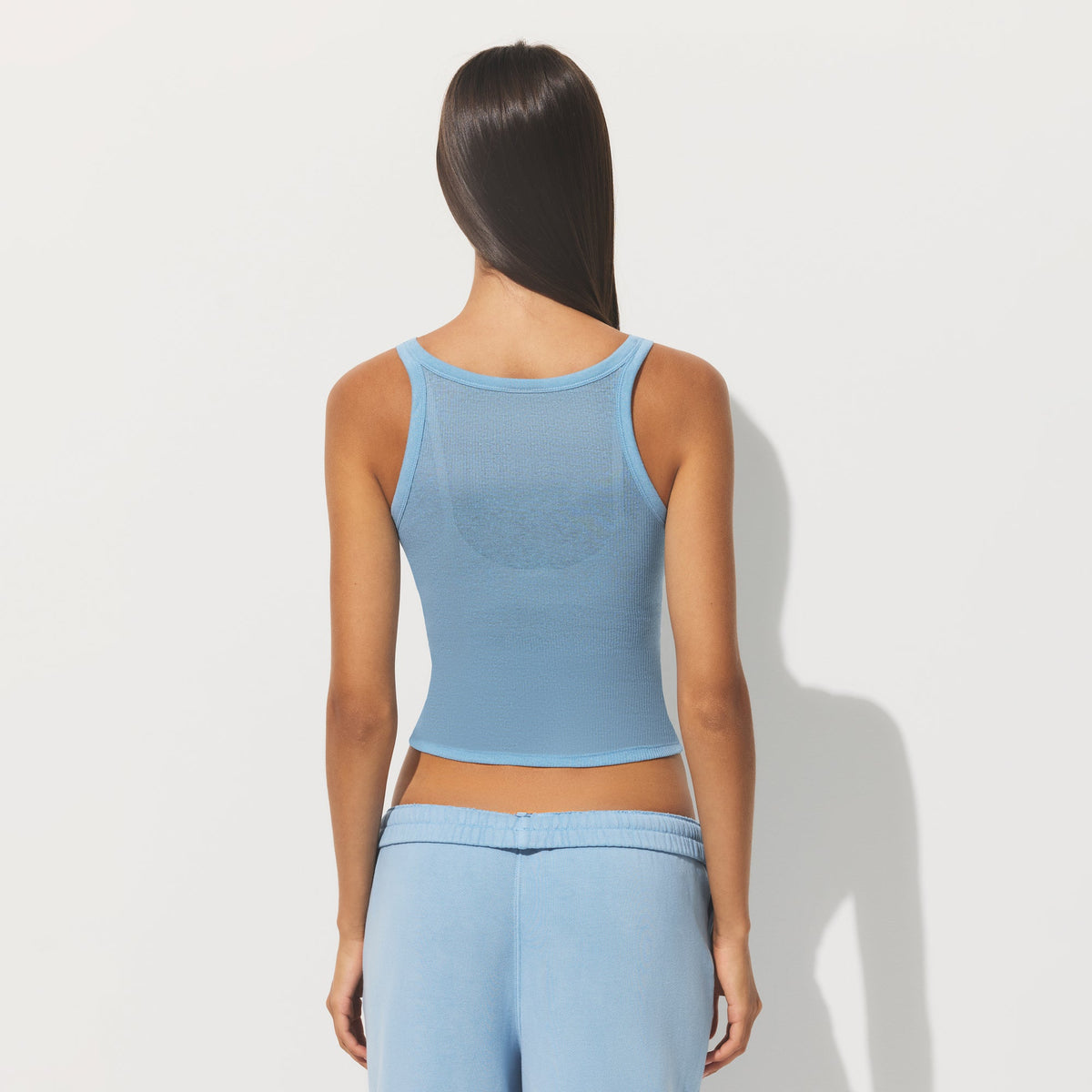 SHEER RIB TANK | BLUE BELL