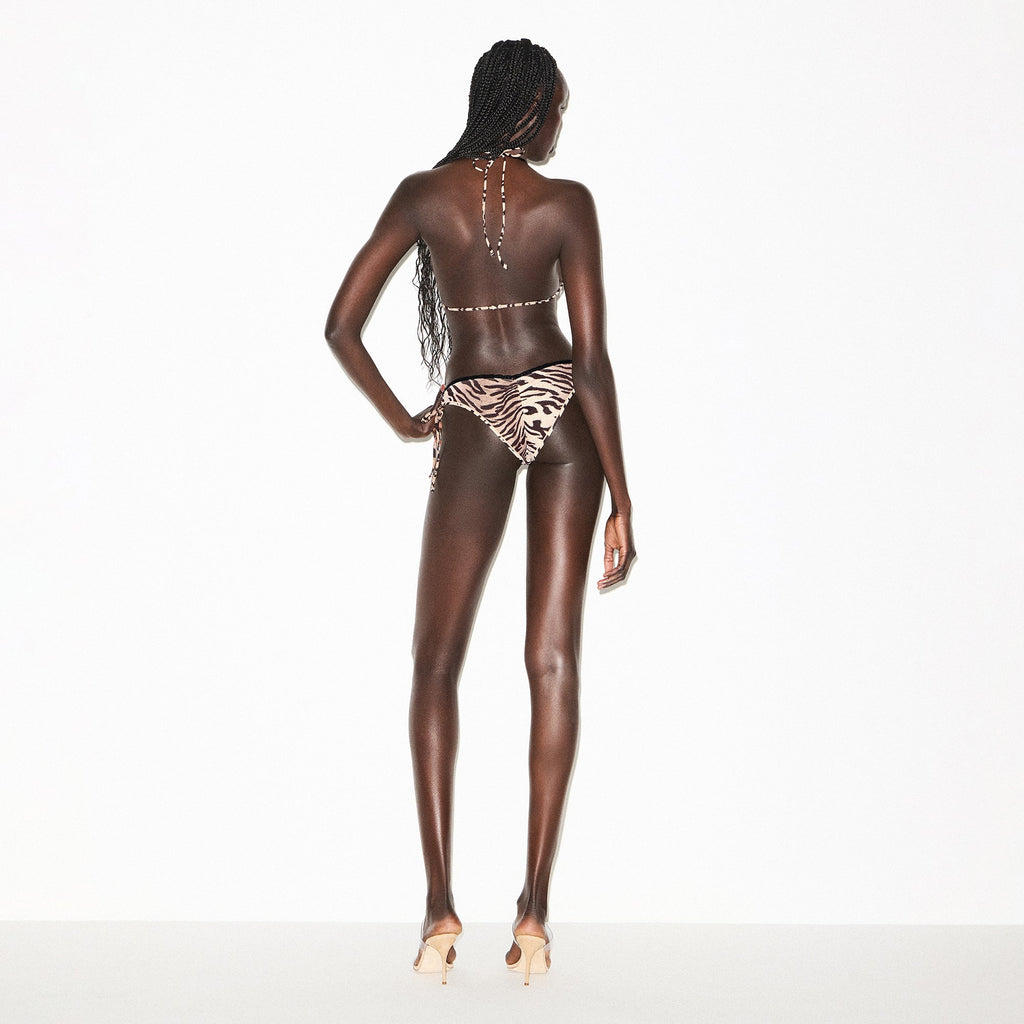FITS EVERYBODY LACE MICRO TANGA | SAND TIGER PRINT